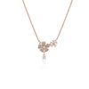Flower Cubic Zirconia Necklace - CHOMEL