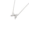 Ribbon Cubic Zirconia Necklace - CHOMEL