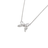 Ribbon Cubic Zirconia Necklace - CHOMEL