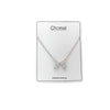 Ribbon Cubic Zirconia Necklace - CHOMEL