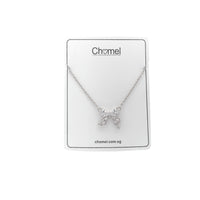 Ribbon Cubic Zirconia Necklace - CHOMEL