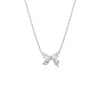 Ribbon Cubic Zirconia Necklace - CHOMEL