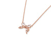 Ribbon Cubic Zirconia Necklace - CHOMEL