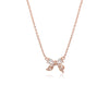 Ribbon Cubic Zirconia Necklace - CHOMEL
