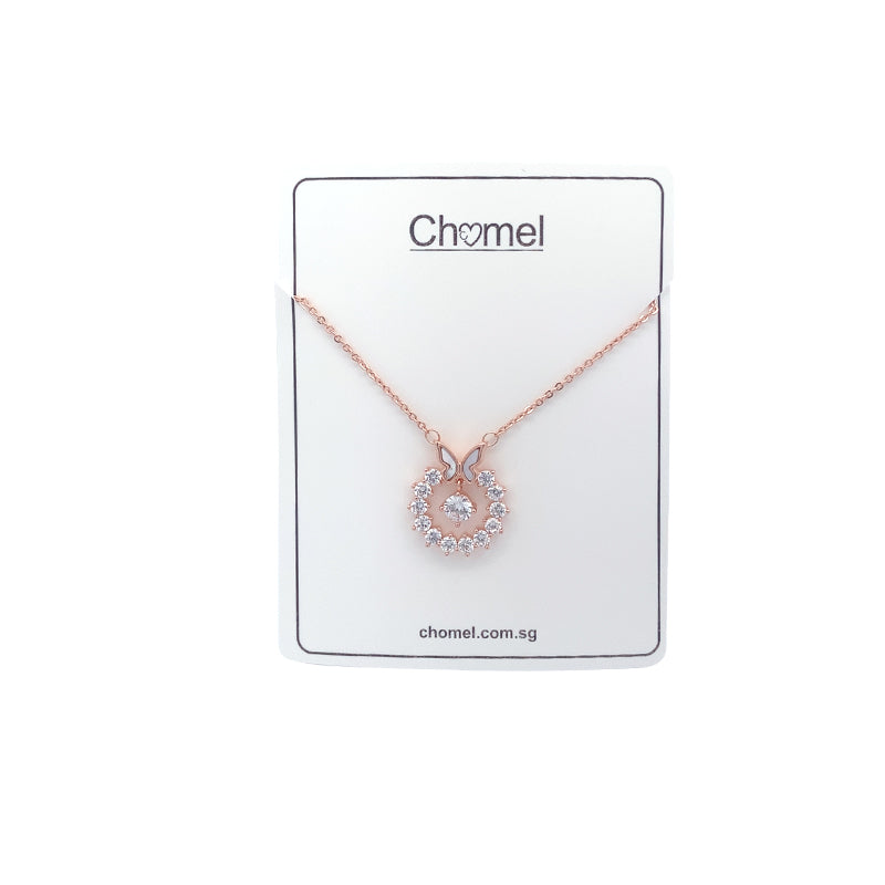 Butterfly Cubic Zirconia  Necklace - CHOMEL