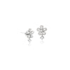 Flower Cubic Zirconia Earrings - CHOMEL