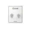 Flower Cubic Zirconia Earrings - CHOMEL