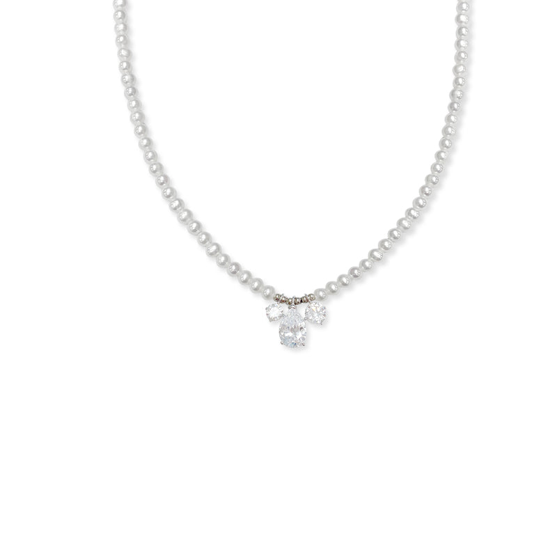 Simulated Pearl Necklace - CHOMEL