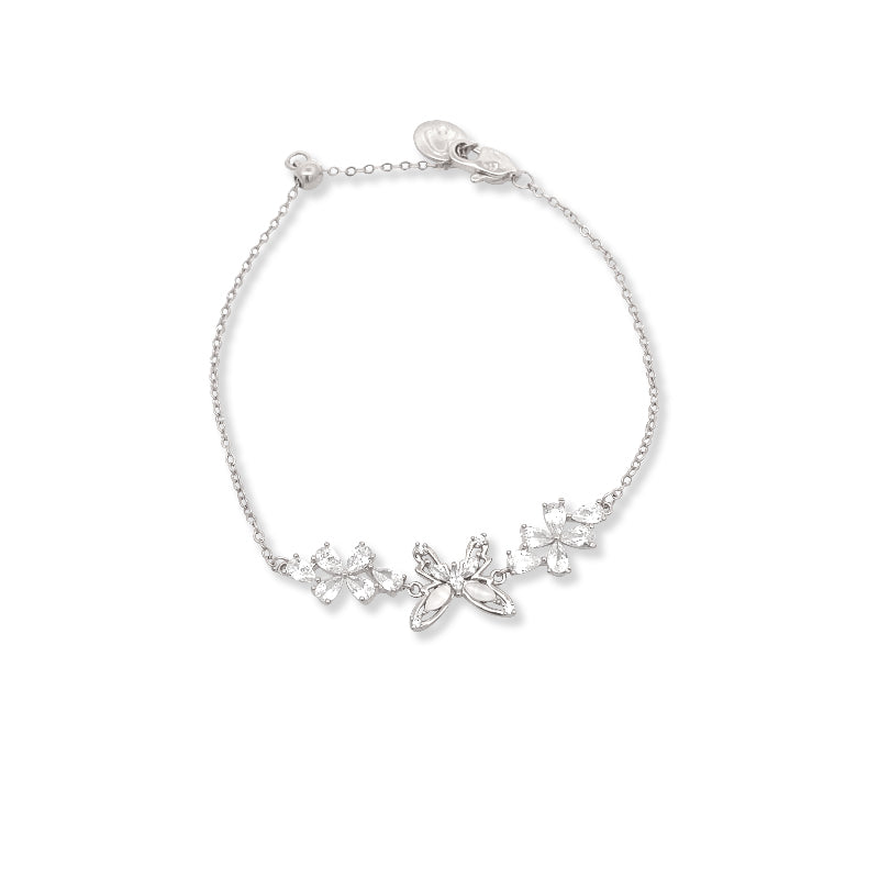 Butterfly Simulated Moonstone Bracelet - CHOMEL