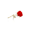 Flower Cubic Zirconia Brooch - CHOMEL