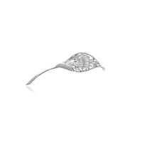Leaf Cubic Zirconia Brooch - CHOMEL