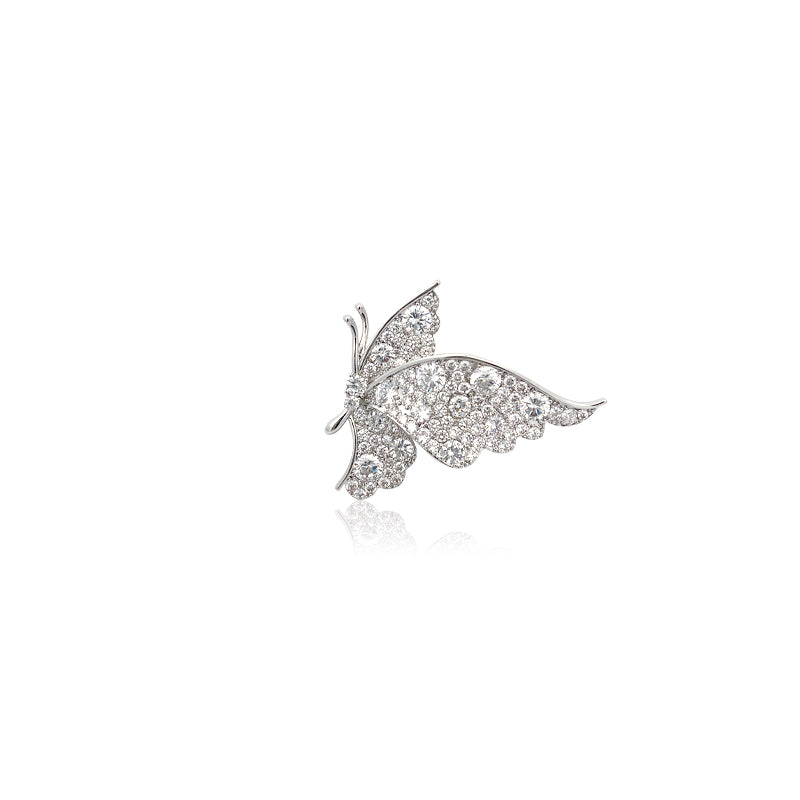 Butterfly Cubic Zirconia  Brooch - CHOMEL