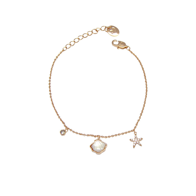 Starfish & Shell Mother of Pearl Bracelet - CHOMEL