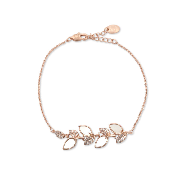 Leaf Mother of Pearl Bracelet - CHOMEL