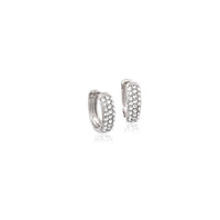 Cubic Zirconia Hoop Earrings - CHOMEL