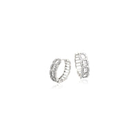 Cubic Zirconia Hoop Earrings - CHOMEL