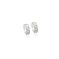 Cubic Zirconia Hoop Earrings - CHOMEL