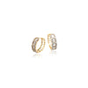 Cubic Zirconia Hoop Earrings - CHOMEL