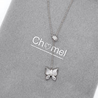 Butterfly Mother of Pearl Necklace - CHOMEL