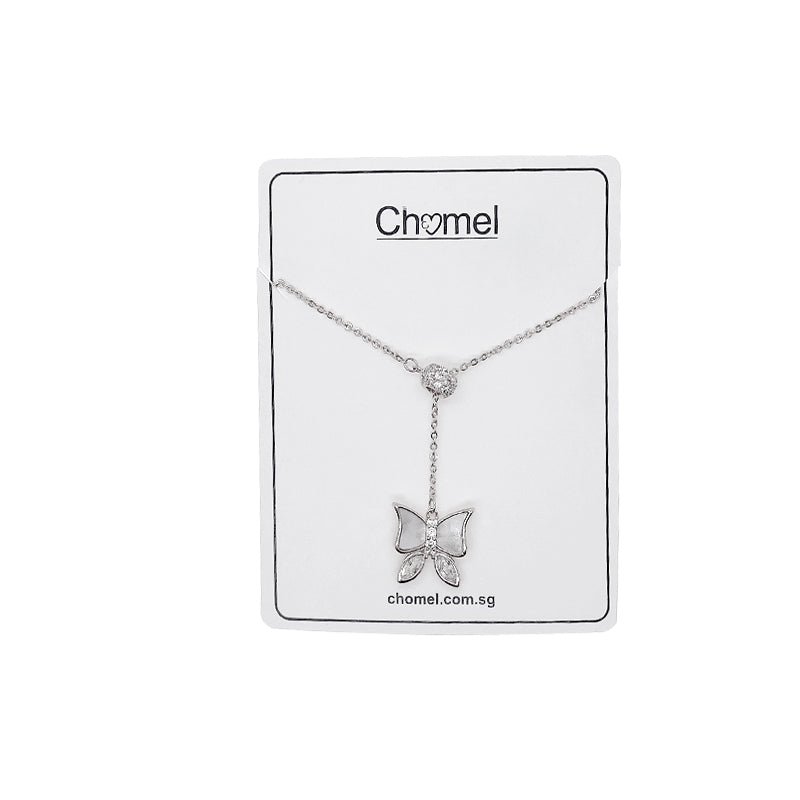Butterfly Mother of Pearl Necklace - CHOMEL