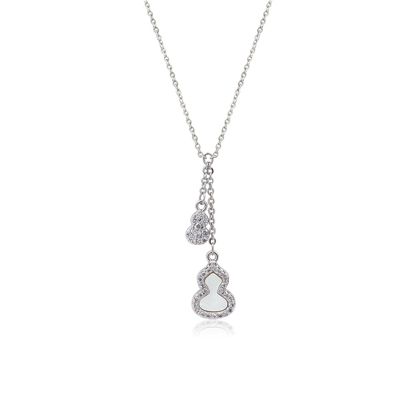 Gourd-Hulu Mother of Pearl Necklace - CHOMEL