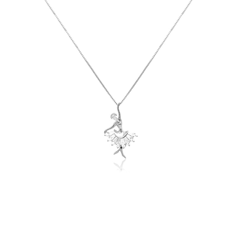 Ballerina Cubic Zirconia  Necklace - CHOMEL
