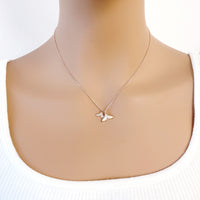Mermaid Tail Cubic Zirconia Necklace - CHOMEL
