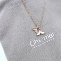 Mermaid Tail Cubic Zirconia Necklace - CHOMEL