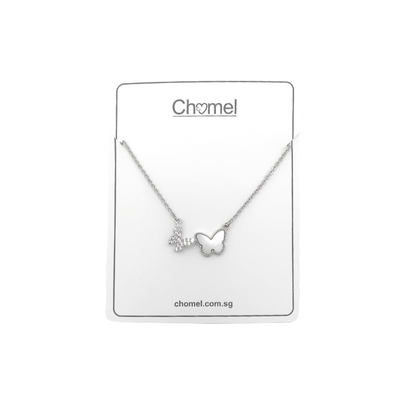 Butterfly Mother of Pearl Necklace - CHOMEL