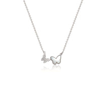 Butterfly Mother of Pearl Necklace - CHOMEL