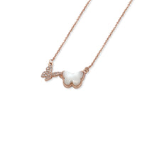 Butterfly Mother of Pearl Necklace - CHOMEL