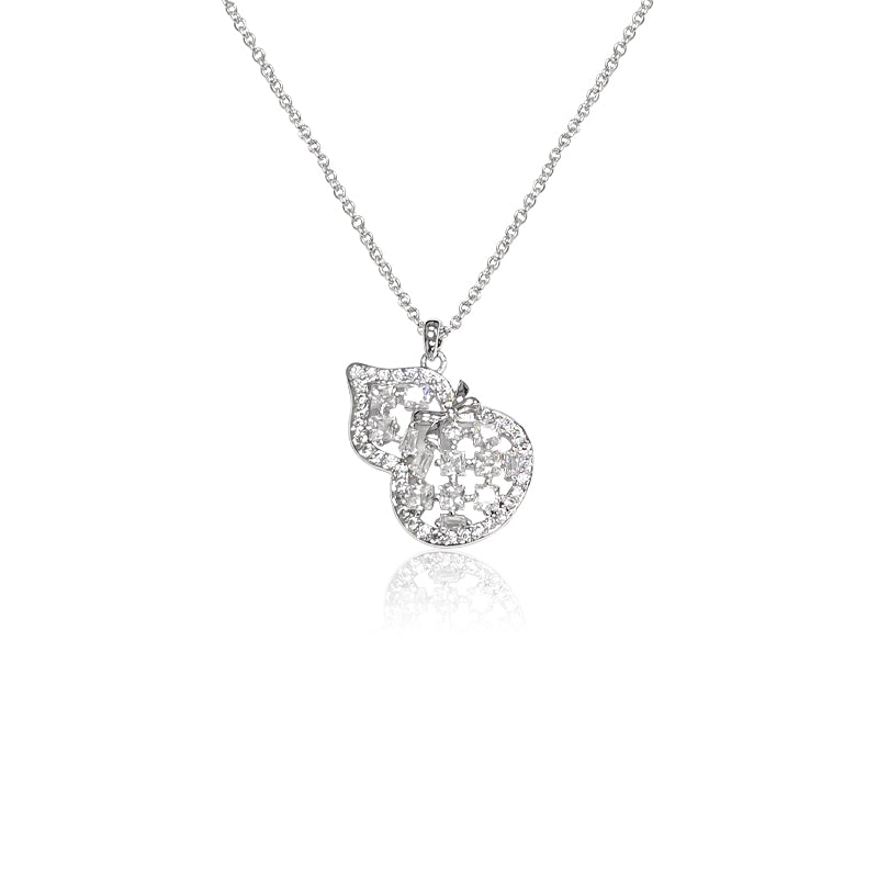 Gourd-Hulu Cubic Zirconia Necklace - CHOMEL