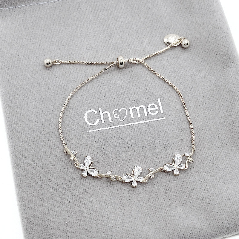 Butterfly Cubic Zirconia Bracelet