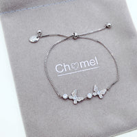 Butterfly Cubic Zirconia Bracelet