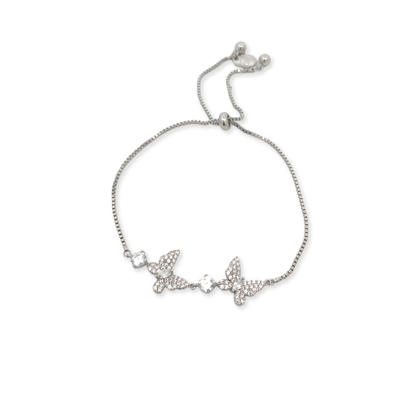Butterfly Cubic Zirconia Bracelet