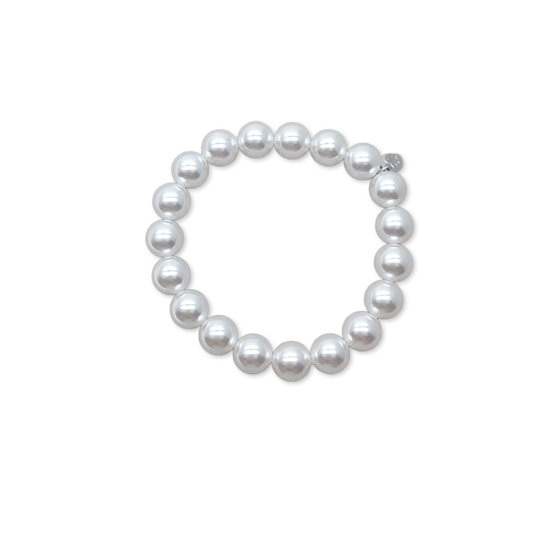 Simulated Pearl Elastic Bracelet - CHOMEL