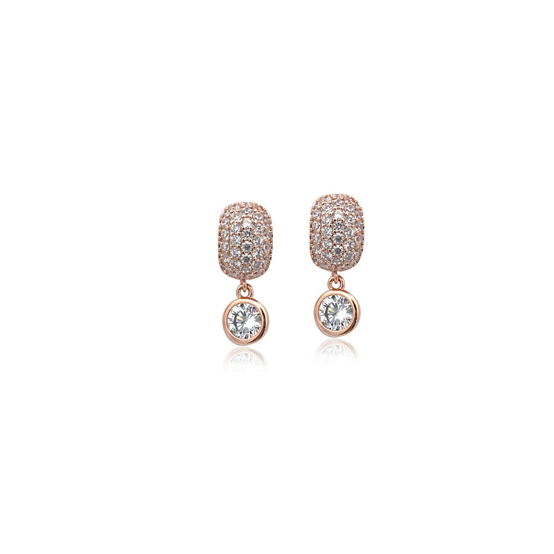 Cubic Zirconia Earrings - CHOMEL
