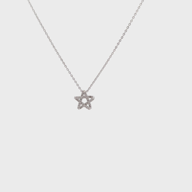 Star Cubic Zirconia Necklace