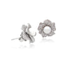 Flower Freshwater Pearl Earrings - CHOMEL