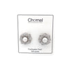 Flower Freshwater Pearl Earrings - CHOMEL