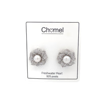 Flower Freshwater Pearl Earrings - CHOMEL