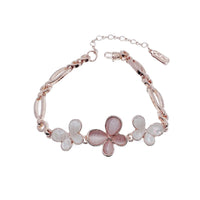 Butterfly Simulated Moonstone Bracelet.