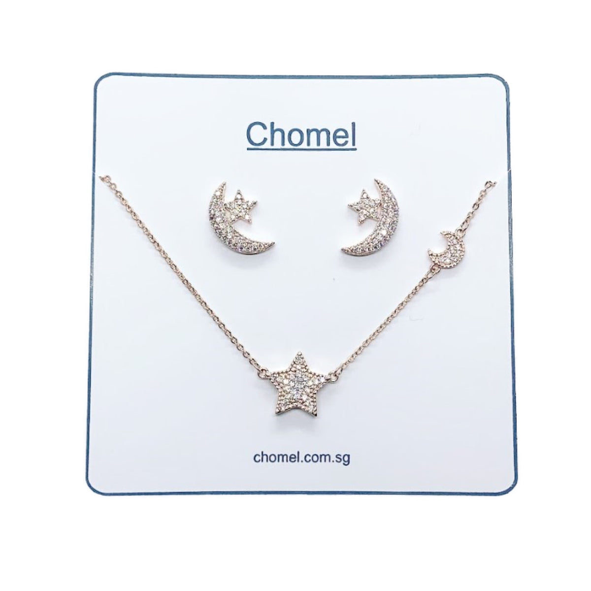 Moon & Star Cubic Zirconia Set.