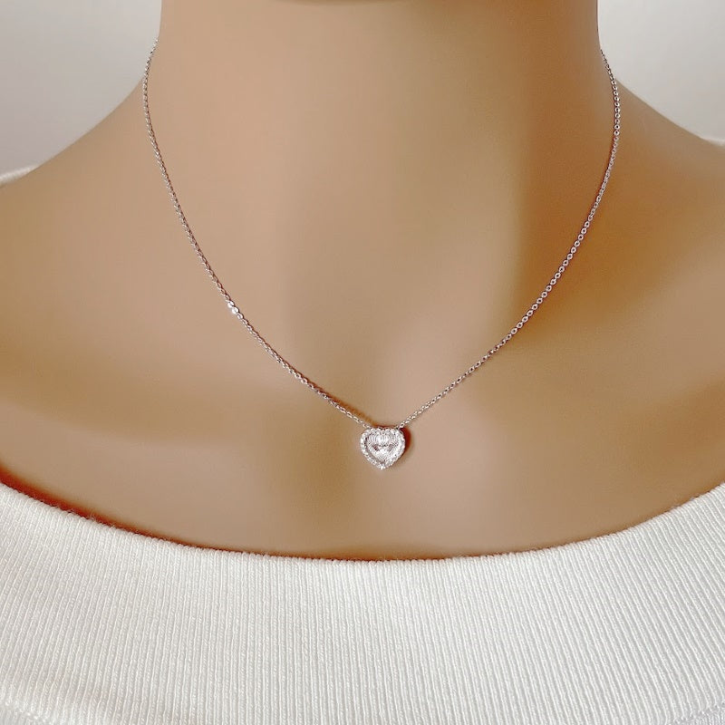 Cubic Zirconia Heart Set - CHOMEL