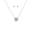 Cubic Zirconia Heart Set - CHOMEL