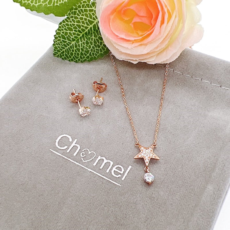 Star Cubic Zirconia Set - CHOMEL