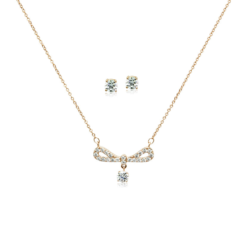 Ribbon Cubic Zirconia Set.