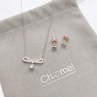 Ribbon Cubic Zirconia Set.