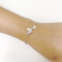 Butterfly Cubic Zirconia  Bracelet.