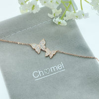 Butterfly Cubic Zirconia Bracelet.